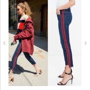 Mother Looker Glitter Racer jeans size 25